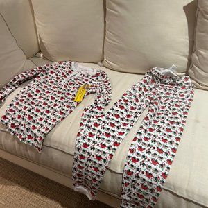 NWT Kids Roller Rabbit Christmas Pajamas Holly Jolly Hathi Size 14 Unisex